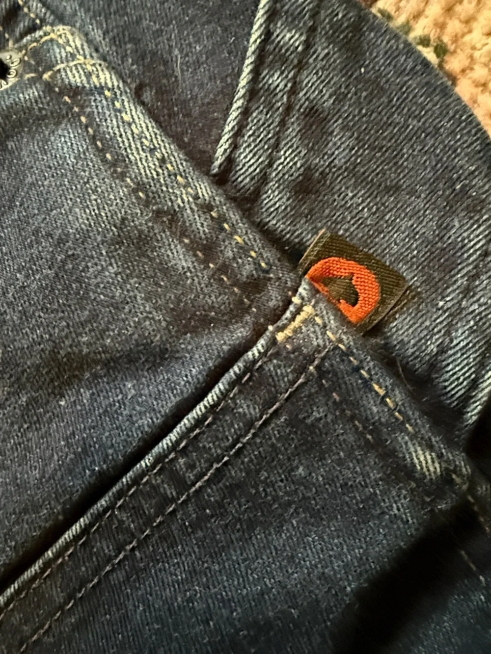 Dovetail Workwear Women's Straight Leg Jeans - Dark Blue - Picture 2 of 7